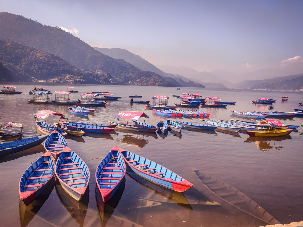 Pokhara - the man made lake